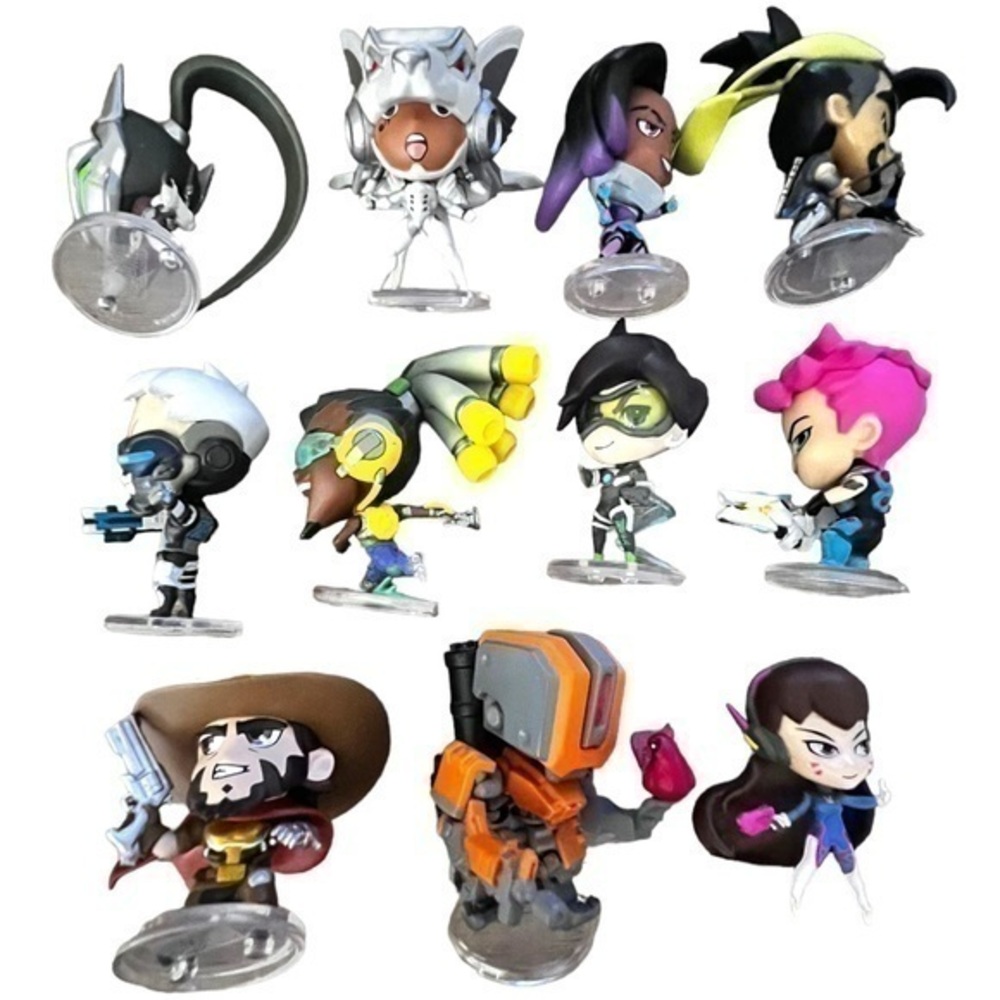 Overwatch Cute But Deadly Series 3 Deluxe Vinyl Figures - Lot of 11 - Gamer Gift